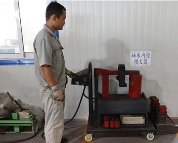 Bearing inside diameter increase machine