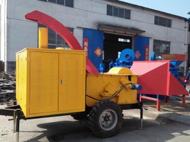 移動樹枝粉碎機